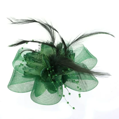 Fascinator with Floral Mesh Design - Image 8