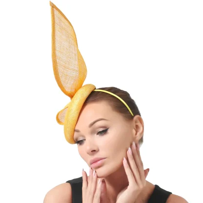 Exaggerated Bow Disc Cocktail Hat - Image 2