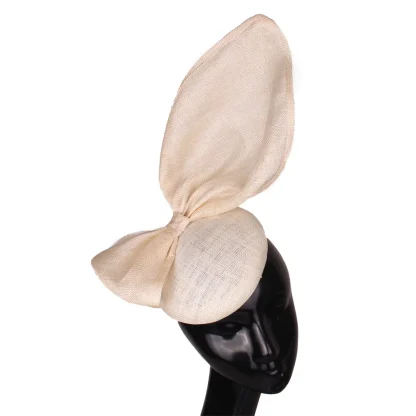 Exaggerated Bow Disc Cocktail Hat - Image 4