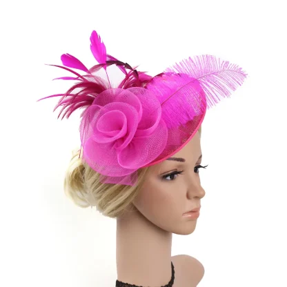 Decorative Mesh Floral Shape Headpiece - Image 15