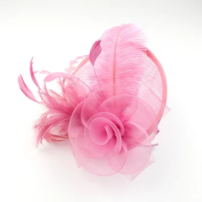 Decorative Mesh Floral Shape Headpiece - Image 8