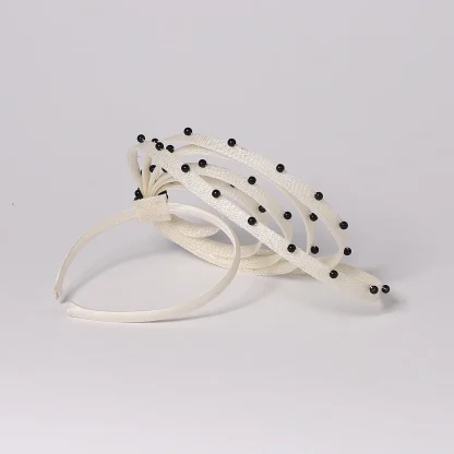 Vintage-style Beaded Cocktail Hat - Image 13
