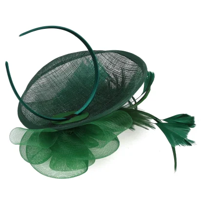 Decorative Mesh Floral Shape Headpiece - Image 4