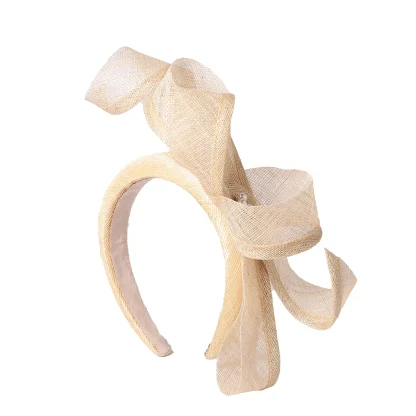 Mondern Solid Color Decorative Fascinator - Image 2
