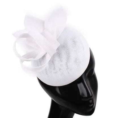 Timeless Cocktail Hat with Solid Color Design - Image 12