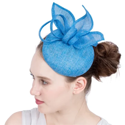 Timeless Cocktail Hat with Solid Color Design - Image 2