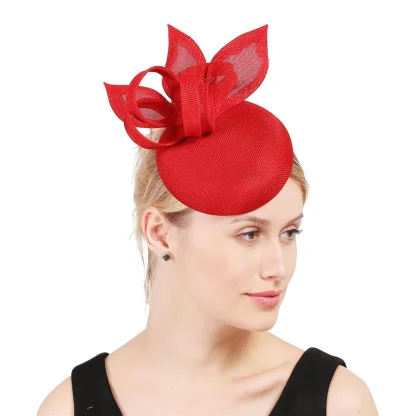 Timeless Cocktail Hat with Solid Color Design - Image 11