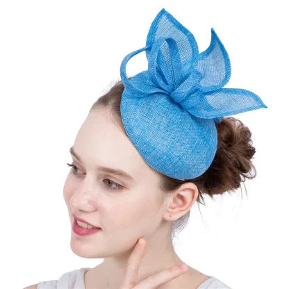 Timeless Cocktail Hat with Solid Color Design - Image 4