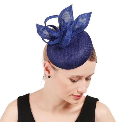 Timeless Cocktail Hat with Solid Color Design - Image 6