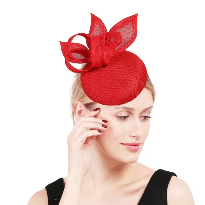 Timeless Cocktail Hat with Solid Color Design - Image 10