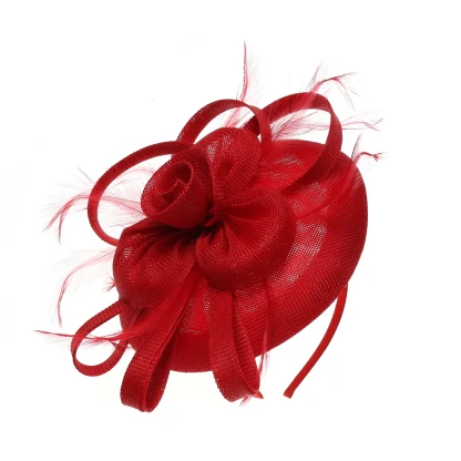 Dainty Fascinator with Solid Color Design - Image 5
