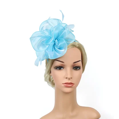 Formal Fascinator with Soft Floral Design - Image 4