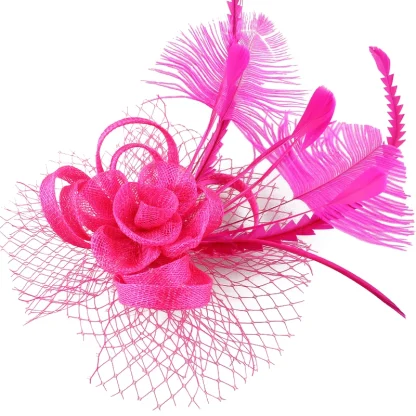 Whimsical Floral Headpiece with Clip - Image 13