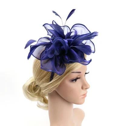 Formal Fascinator with Soft Floral Design - Image 14