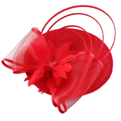 Disc Fascinator with Multilayered Round Design - Image 12
