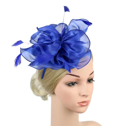 Formal Fascinator with Soft Floral Design - Image 15