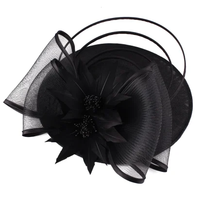 Disc Fascinator with Multilayered Round Design - Image 10