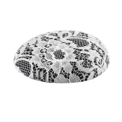 Simplicity Round Fascinator with Lace Design