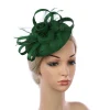 Dainty Fascinator with Solid Color Design - Image 12