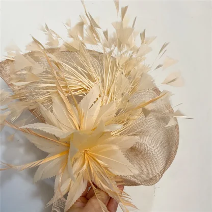 Charming Fascinator with Floral Design - Image 14