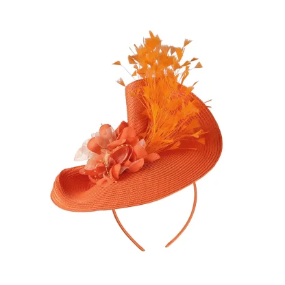 Teardrop Fascinator with Decorative Design - Image 14