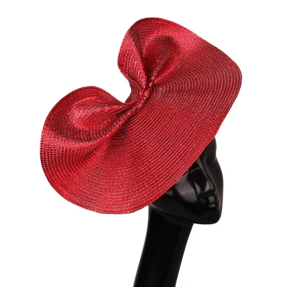 Shiny Elegant Disc Irregular Cocktail Hat - Image 6