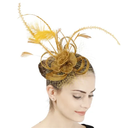 Whimsical Floral Headpiece with Clip