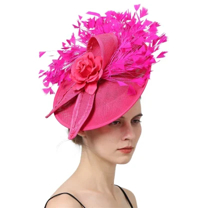 Large Disc Fascinator with Stylish Design