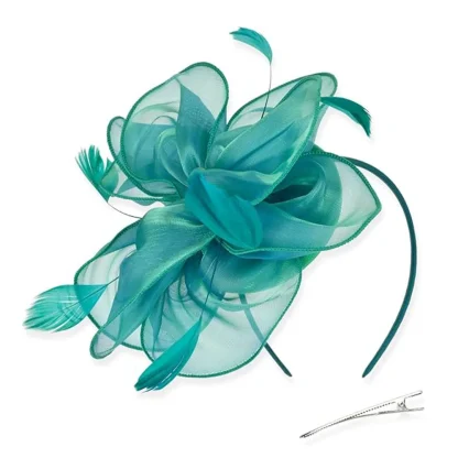 Fancy Headpiece with Clip and Headband - Image 3