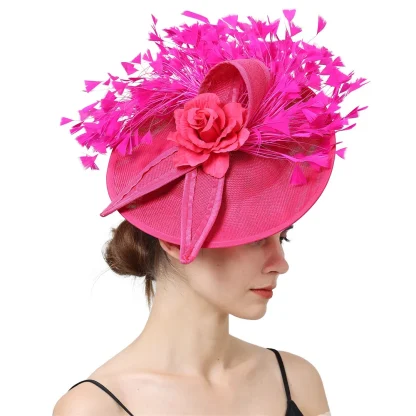 Large Disc Fascinator with Stylish Design - Image 4
