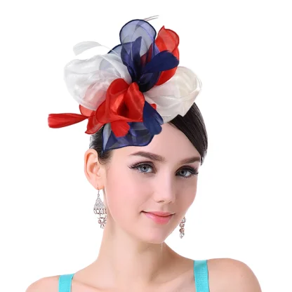Formal Fascinator with Soft Floral Design - Image 5