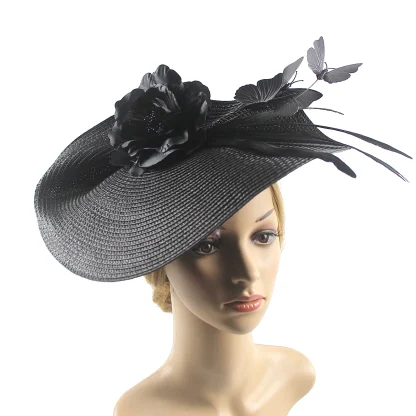 Whimsical Disc Fascinator with Butterfly Decor - Image 6