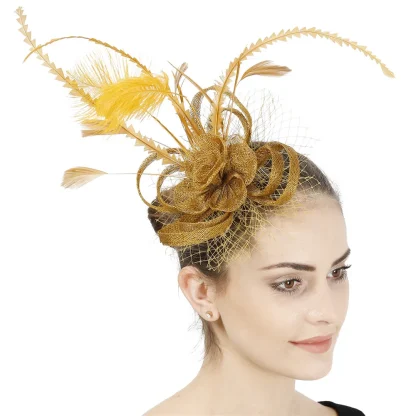 Whimsical Floral Headpiece with Clip - Image 2