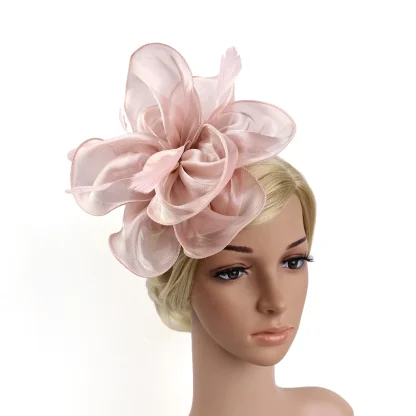 Formal Fascinator with Soft Floral Design - Image 12