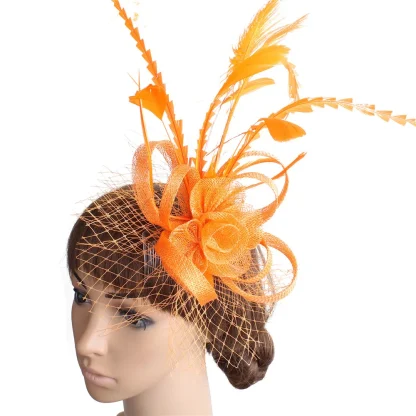 Whimsical Floral Headpiece with Clip - Image 10