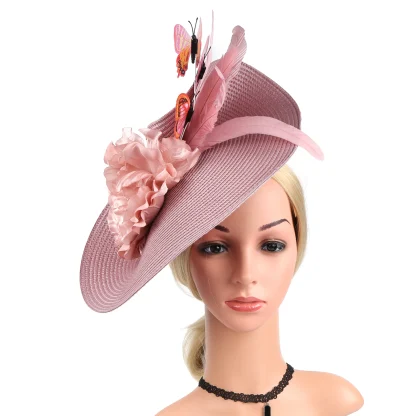 Whimsical Disc Fascinator with Butterfly Decor - Image 10