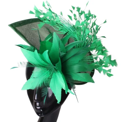 Charming Fascinator with Floral Design - Image 5