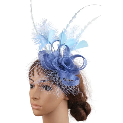 Whimsical Floral Headpiece with Clip - Image 7