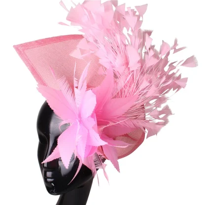 Charming Fascinator with Floral Design - Image 4