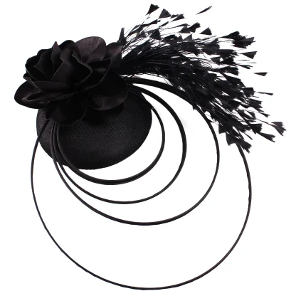 Fancy Multi Layer Design Cocktail Hats - Image 6