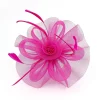 Floral Headband Fascinator with Sheer Design - Image 5