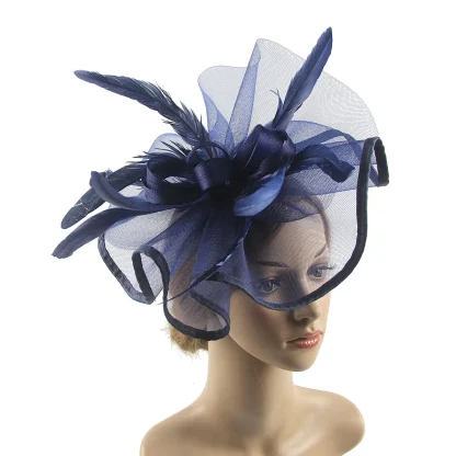 Flamboyant Fascinator with Ruffle Design - Image 7