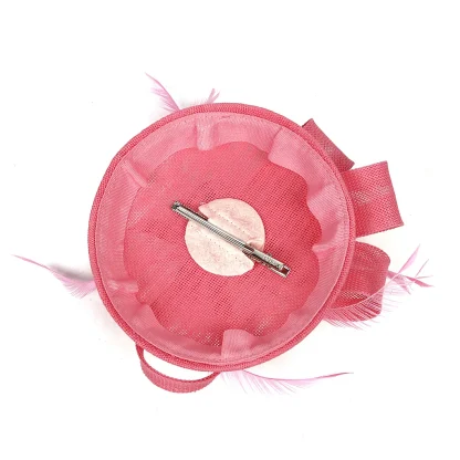 Solid Color Fascinator with Bow Design - Image 14