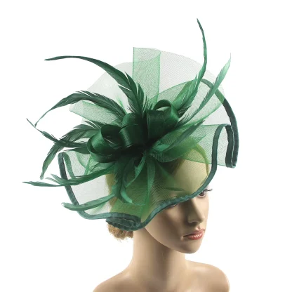 Flamboyant Fascinator with Ruffle Design - Image 4
