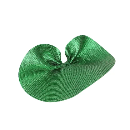 Pleated Disc Fascinator with Shiny Design - Image 6