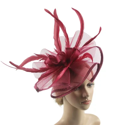 Flamboyant Fascinator with Ruffle Design - Image 6