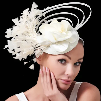 Fancy Multi Layer Design Cocktail Hats - Image 14