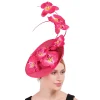 Captivating Cocktail Hat with Floral Design