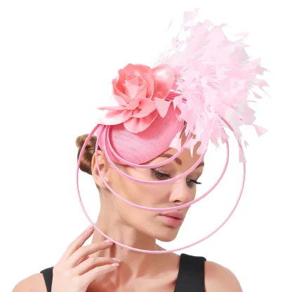 Fancy Multi Layer Design Cocktail Hats - Image 8