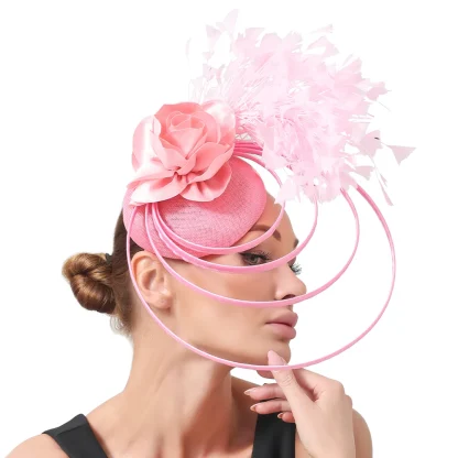 Fancy Multi Layer Design Cocktail Hats - Image 7